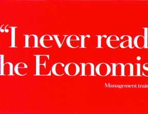 The Economist - "Management Trainee"<br />photo credit: adsoftheworld.com