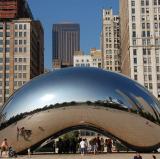 Cloud Gate by Anish Kapoor, Chicago<br />photo credit: Wikipedia